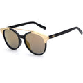 Rose Gold Crossbar Woomen's Sunglasses - Bae Apparel