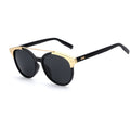 Rose Gold Crossbar Woomen's Sunglasses - Bae Apparel