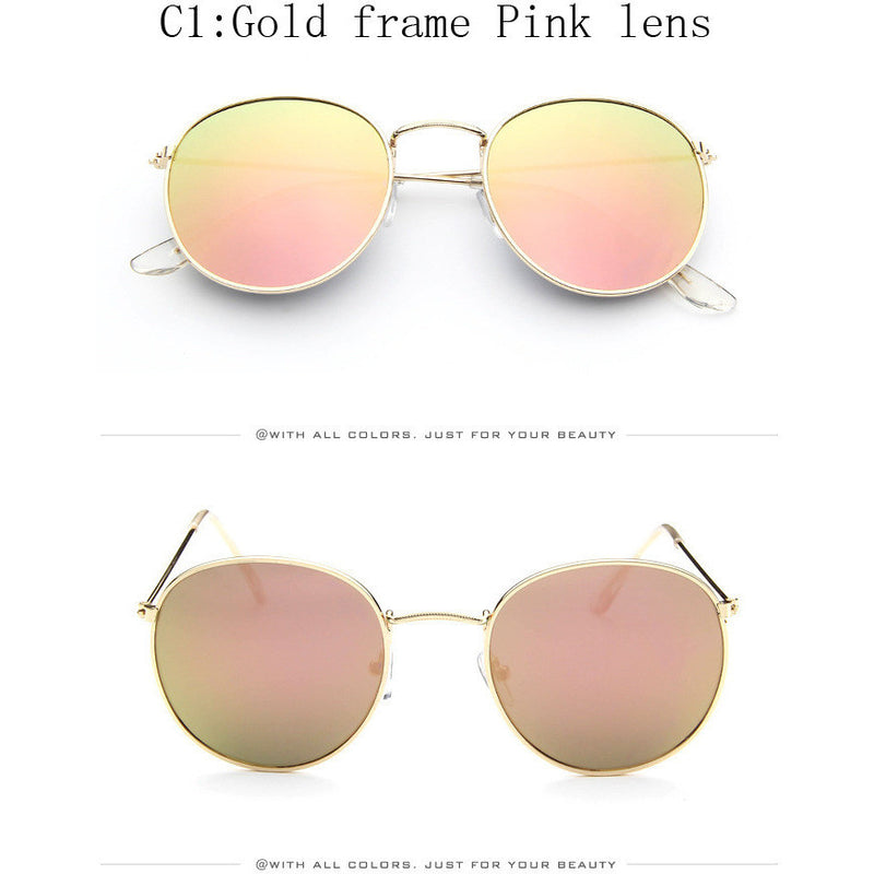RUISIMO Vintage Round Women's Sunglasses - Bae Apparel