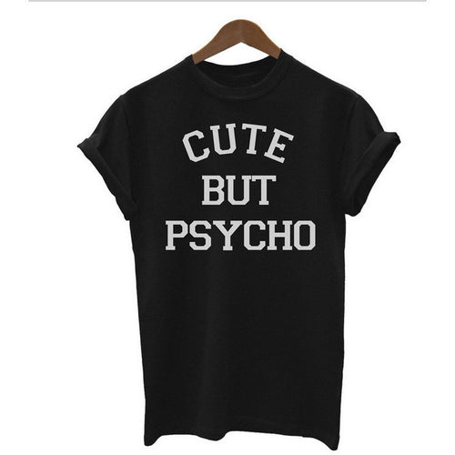 "Cute But Psycho" Women's Shirt - Bae Apparel
