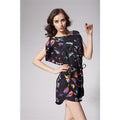 "Tropical Birds" Mini Dress - Bae Apparel