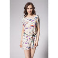 "Tropical Birds" Mini Dress - Bae Apparel