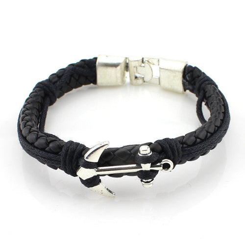 "The Braided" Leather Unisex Bracelet - Bae Apparel
