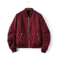 Military Baseball Bomber Women's Jacket - Bae Apparel