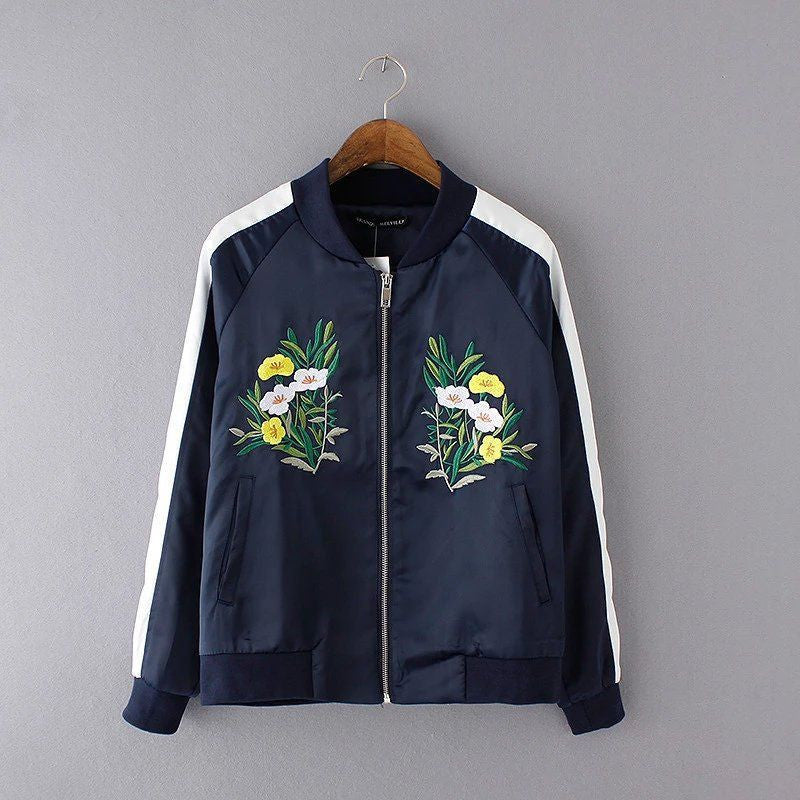 "The Flowers" Women's Jacket - Bae Apparel