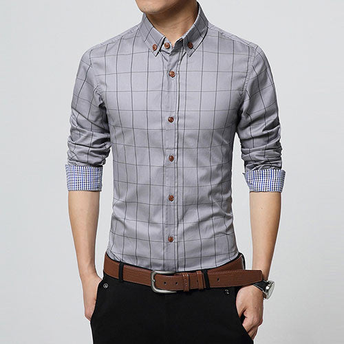 "The Plaid" Men's Shirt - Bae Apparel