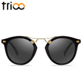TRIOO Oval Frame Women's Sunglasses - Bae Apparel