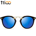 TRIOO Oval Frame Women's Sunglasses - Bae Apparel