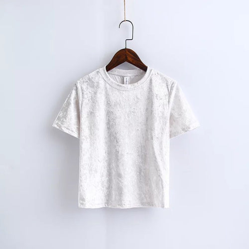 "The Spring Velvet" Women's Crop Top - Bae Apparel