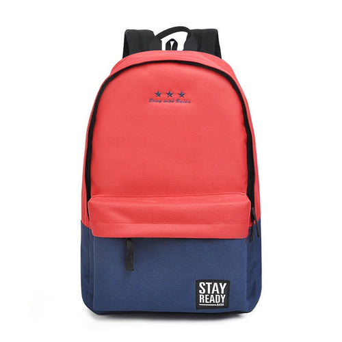 2-Tone Boxy Unisex Backpack - Bae Apparel