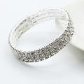 Sparkling Rhinestone Stretch Bracelet - Bae Apparel