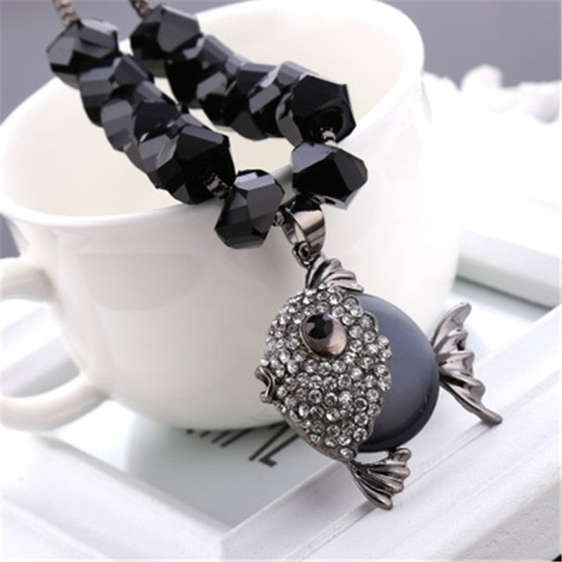 "Bubbly Fish" Necklace Pendant - Bae Apparel