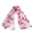 "Rose Flowers" Women's Long Scarf - Bae Apparel