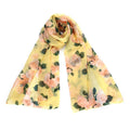 "Rose Flowers" Women's Long Scarf - Bae Apparel