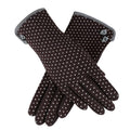 "Tiny Polka Dots" Women's Winter Touch Screen Gloves - Bae Apparel