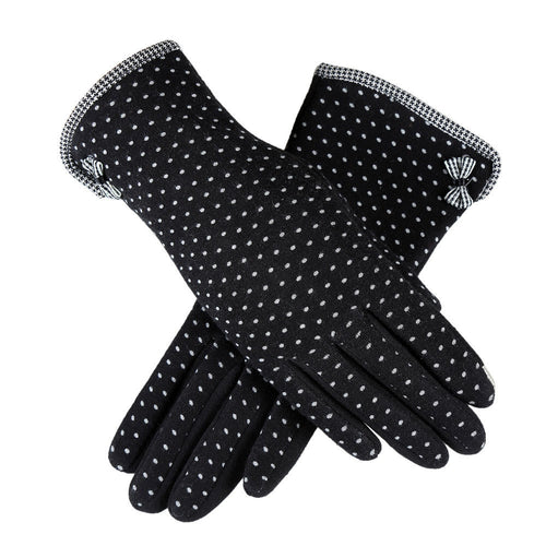 "Tiny Polka Dots" Women's Winter Touch Screen Gloves - Bae Apparel