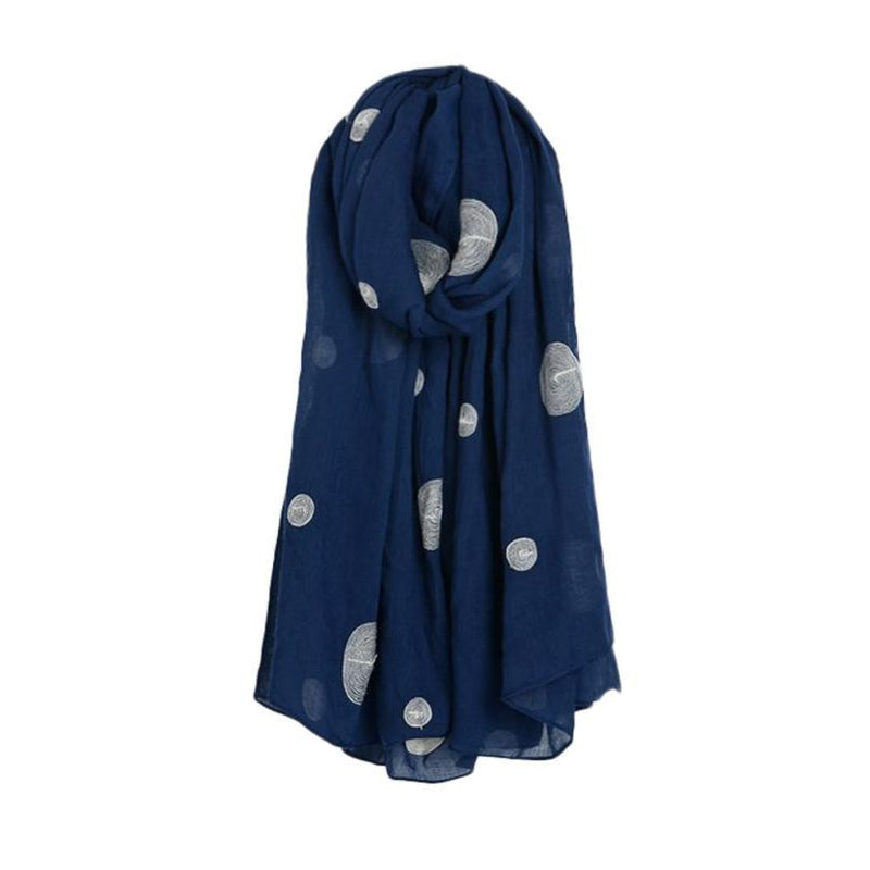 "The Moon Dots" Women's Long Scarf - Bae Apparel