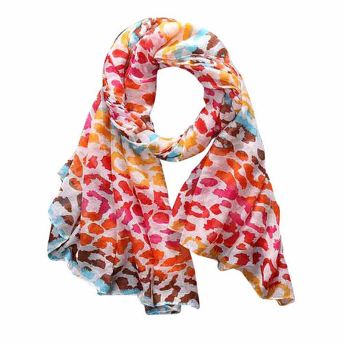 "Rainbow Kisses" Women's Long Scarf - Bae Apparel
