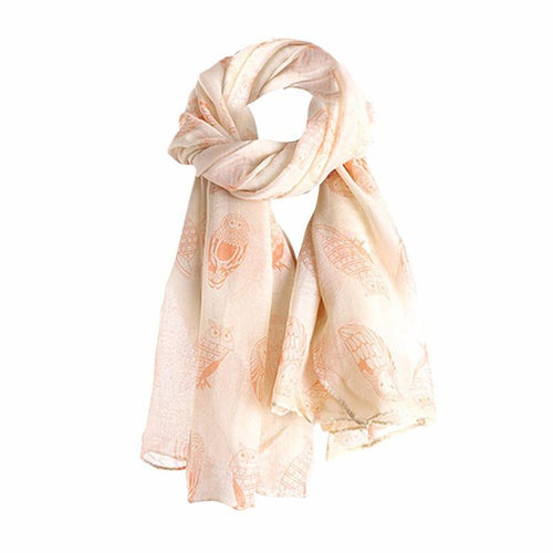 "The Owl" Women's Long Scarf - Bae Apparel