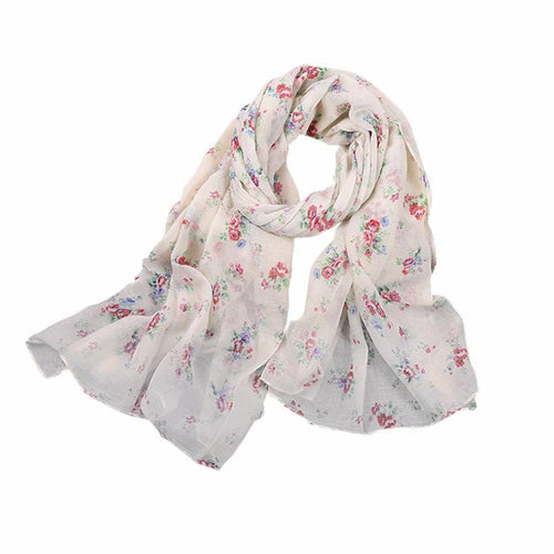"The Flower" Women's Cashmere Scarf - Bae Apparel